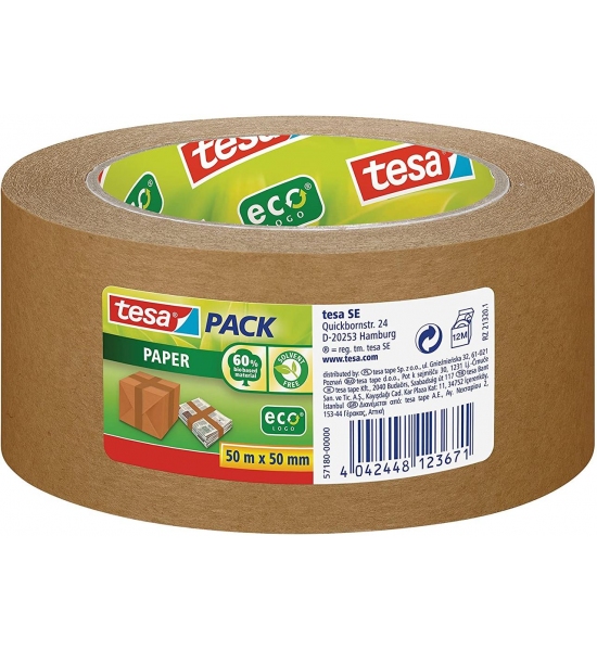 Паперовий еко скотч, 50м