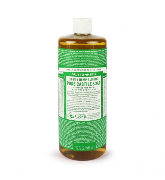 Рідке кастильське мило Dr.Bronner's, Green Tea