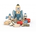 Дерев'яний конструктор Begin Again Toys, ракети