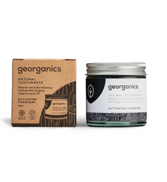 Натуральна зубна паста Georganics, Активоване вугілля