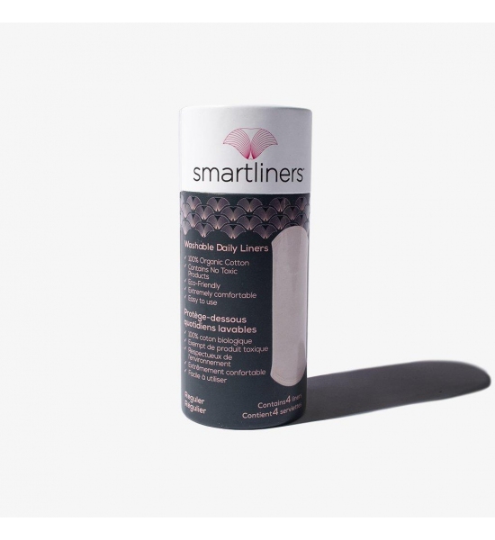 Многоразовые ежедневные прокладки из органического хлопка Smartliners ЧЕРНЫЕ