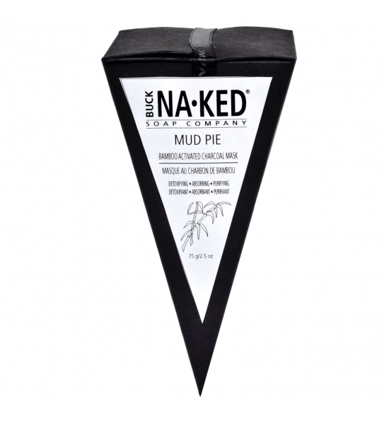 Грязевая маска с бамбуковым активированным углем Buck Naked Soap Company