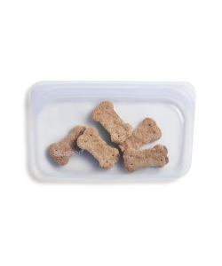 Силіконовий харчовий контейнер Stasher, snack bag 300 мл, колір Clear