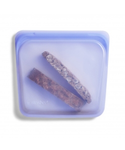 Силіконовий харчовий контейнер Stasher, sandwich bag, 450 мл, колір Amethyst