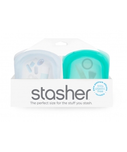 Силіконові кишенькові органайзери Stasher, pocket bags set, 2 шт