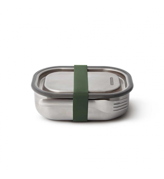 Сталевий ланч бокс Black+Blum 600 мл, колір Olive