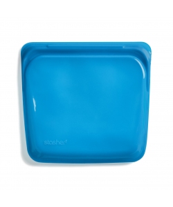 Силиконовый пищевой контейнер Stasher, sandwich bag 450 мл, цвет Blueberry