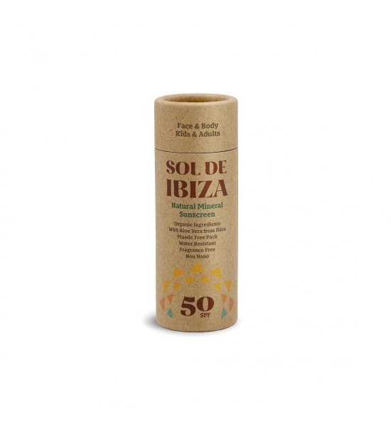 Органічний сонцезахисний крем стік Sol De Ibiza, SPF 50