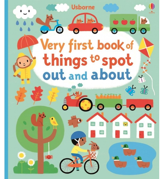 Книга Very first book of things to spot out and about, Usborne