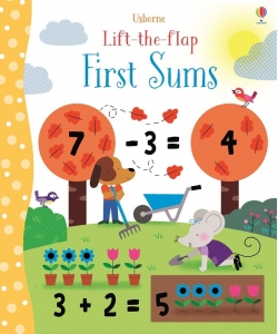 Книга з віконечками Lift-the-flap first sums, Usborne