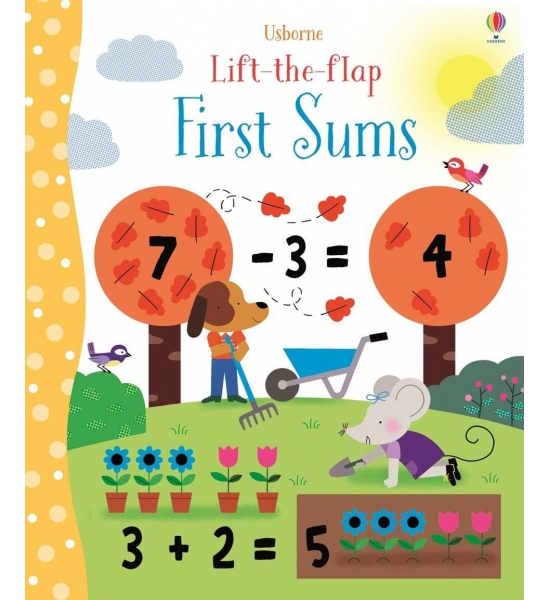 Книга з віконечками Lift-the-flap first sums, Usborne