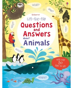 Книга з віконечками Lift-the-flap questions and answers about animals, Usborne