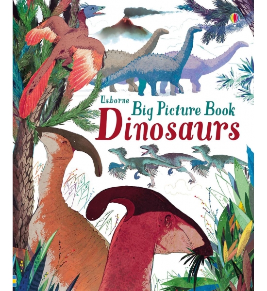 Книга Big picture book dinosaurs, Usborne