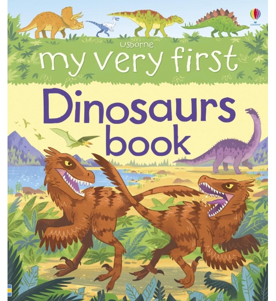 Книга My Very First Dinosaurs Book, Usborne