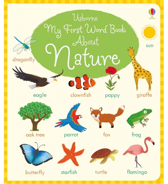 Книга My First Word Book About Nature, Usborne