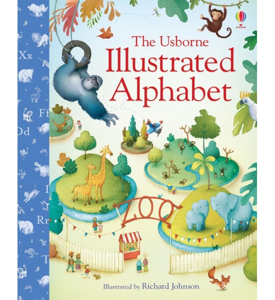 Книга Illustrated Alphabet, Usborne