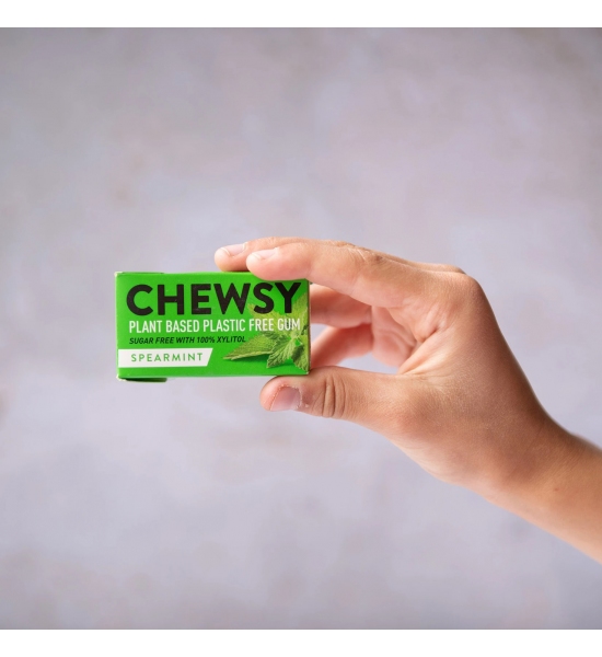 Веганская жевательная резинка без сахара Chewsy Сладкая Мята