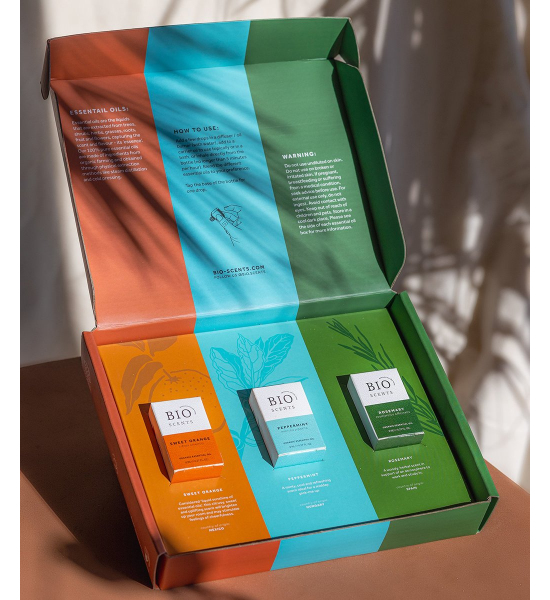 Подарунковий набір ефірних олій Clarity & Mind, Bio Scents