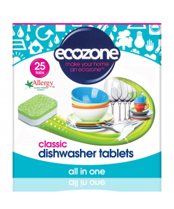 Таблетки для посудомоечной машины ECOZONE, 25 шт