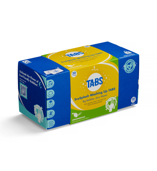 Таблетки для ручного мытья посуды EcoSplash, TABS