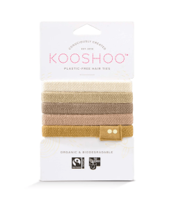 Экологические резинки для волос KOOSHOO, Blond 