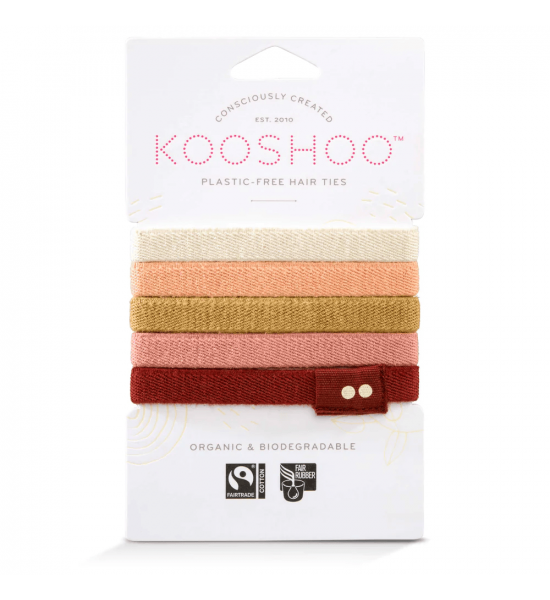 Экологические резинки для волос KOOSHOO, Ginger
