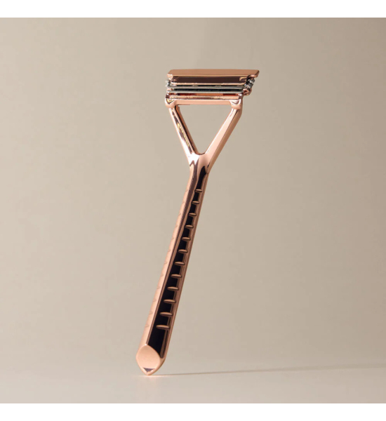 Многоразовая бритва с плавающей головкой Leaf Shave, цвет Gold