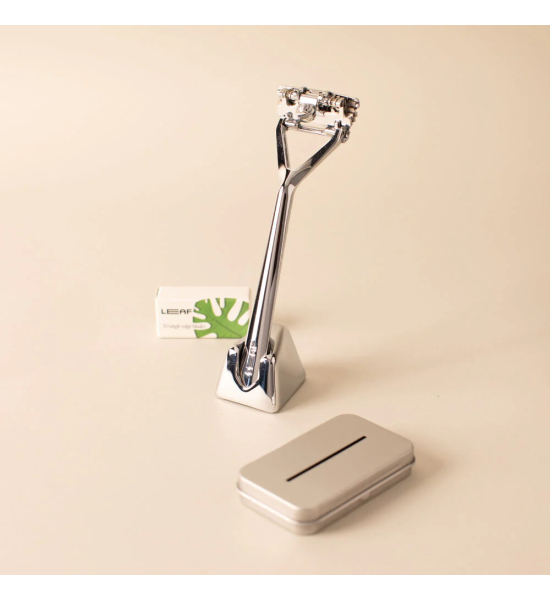 Набор для бритья Leaf Shave, Chrome