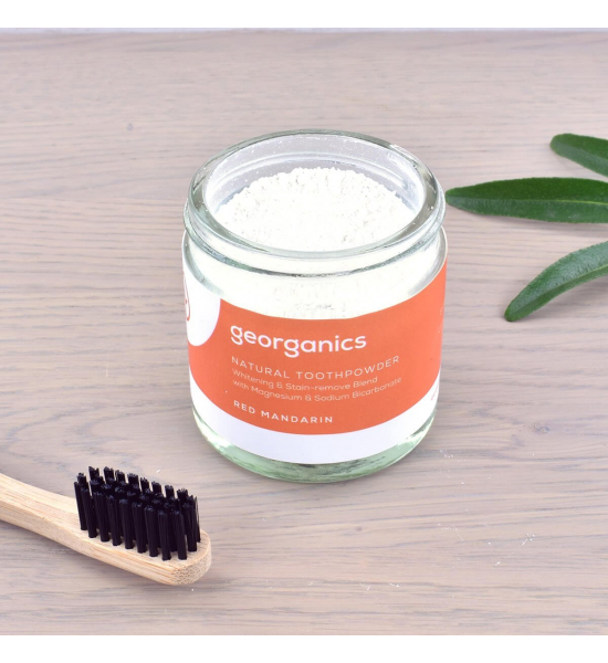 Зубной порошок Georganics, Красный мандарин