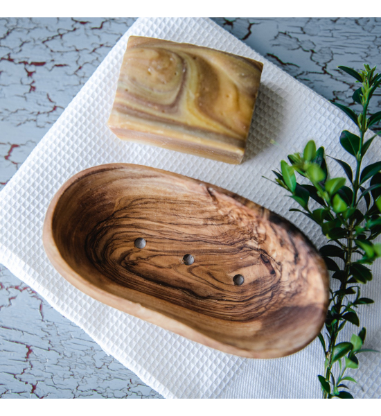 Мильниця з оливкового дерева Eco Living, велика