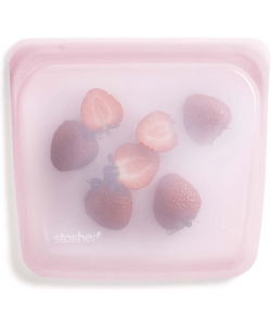 Силіконовий харчовий контейнер Stasher, sandwich bag 450 мл, колір Rainbow Pink