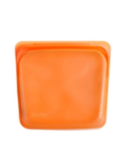 Силіконовий харчовий контейнер Stasher, sandwich bag 450 мл, колір Citrus