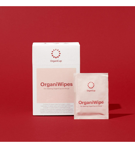 Очищающие салфетки для менструальной чаши OrganiWipes